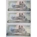 NORTH KOREA 2002 . ONE THOUSAND 1000 WON BANKNOTES . CONSECUTIVE SIX